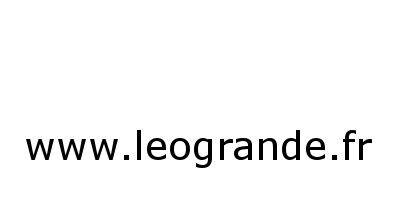 Adresse internet : leogrande.fr